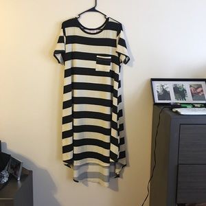 LARGE EUC BLACK AND CREAM CARLY